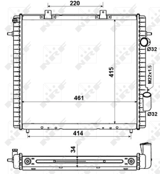 Comprar 507359 NRF Radiador de auto