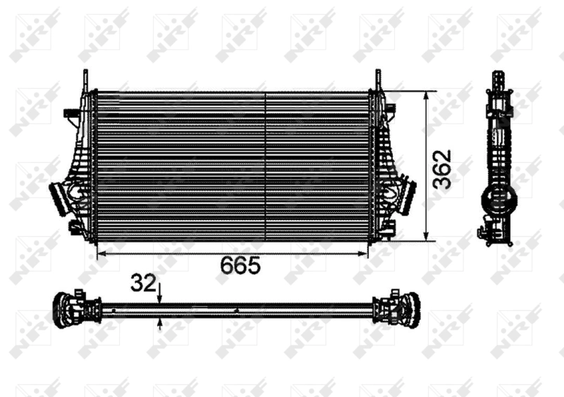 Radiador de aire de admisión Jdeus M820113A precio, desde 53,53 EUR