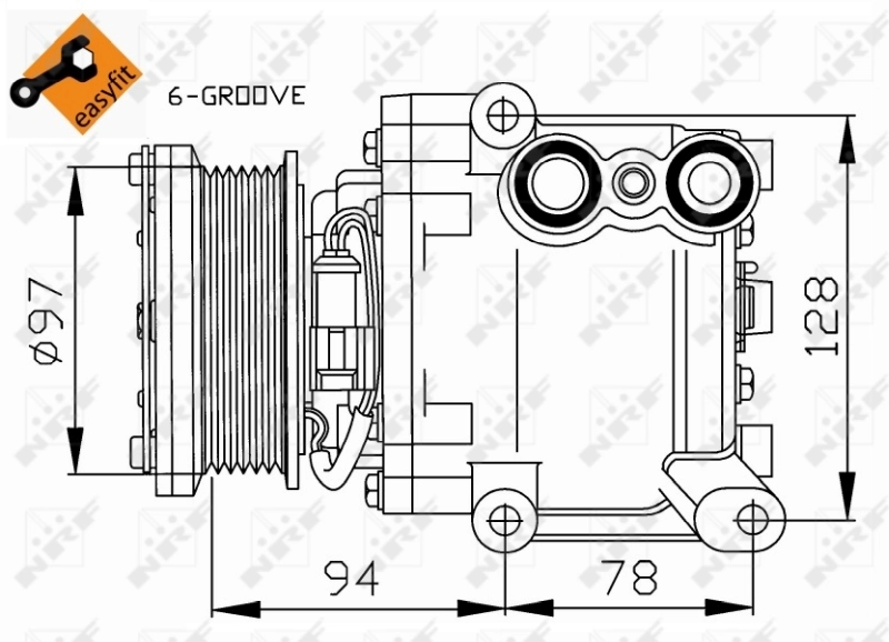 Comprar 32724 NRF Compresor de aire acondicionado coche