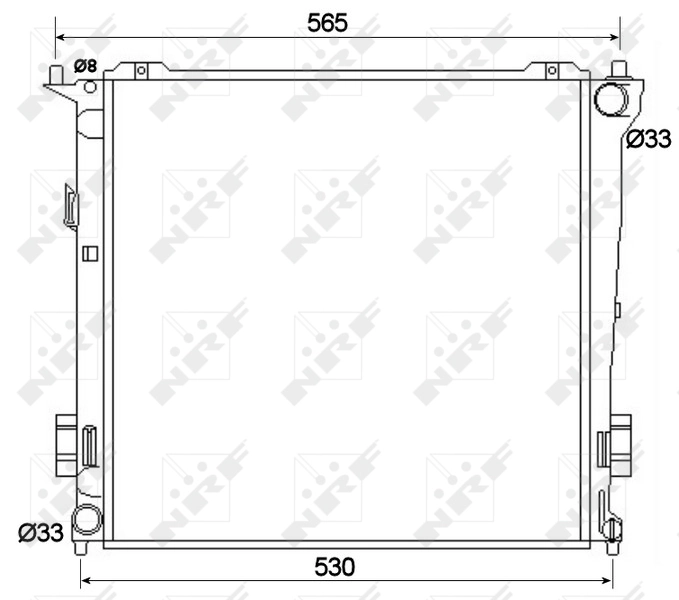 Comprar HC253102L600 Mando Radiador de auto
