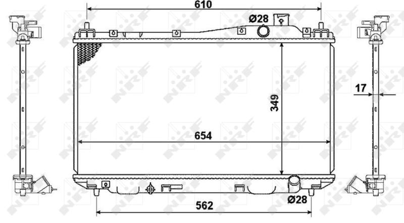 Comprar Radiador Honda Civic VII EU, EP, EV