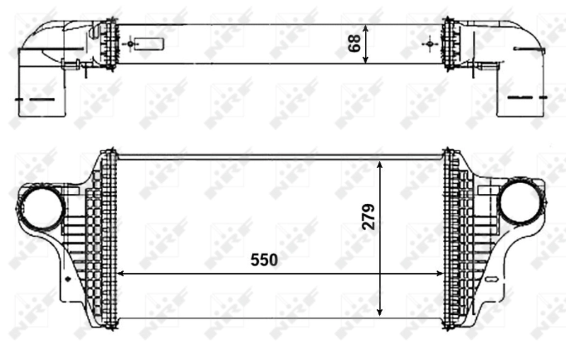 Enfriador de aire de admisión NRF 30465