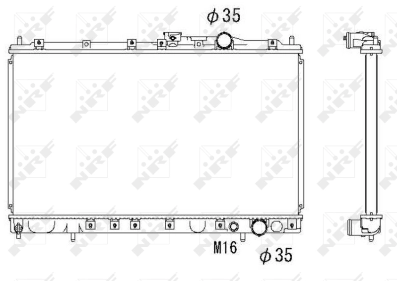 Comprar Radiador de refrigeración del motor Mitsubishi Lancer V CB, CD, CE a bajo precio