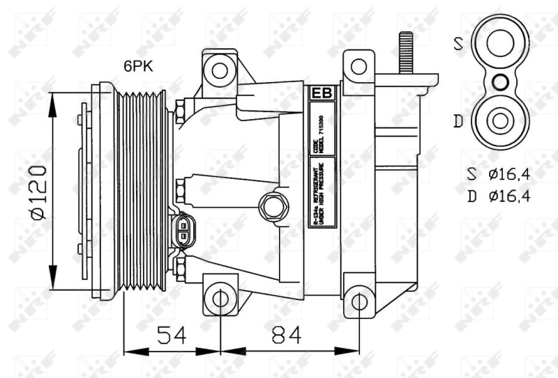 Comprar Compresor de aire acondicionado Chevrolet Lacetti  J200