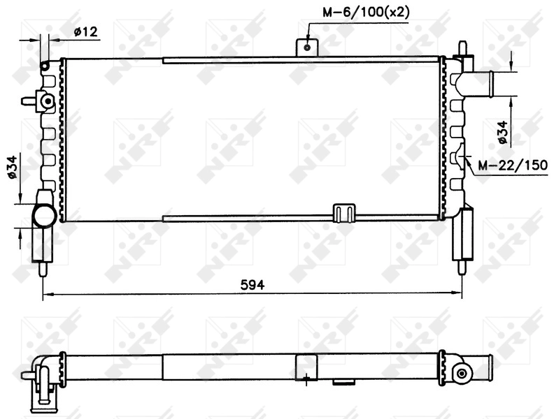 Comprar 58759 NRF Radiador de auto