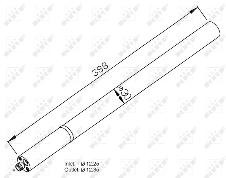 Filtro deshidratador 33213 NRF