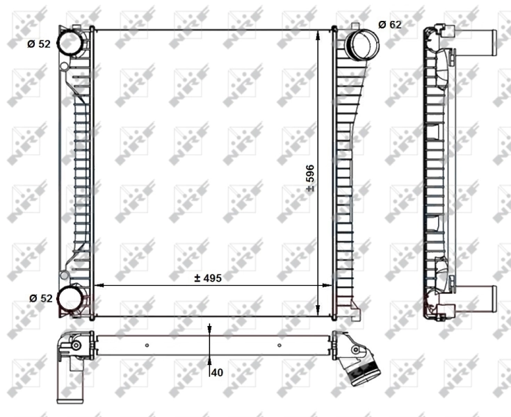 Intercooler 818397 VALEO