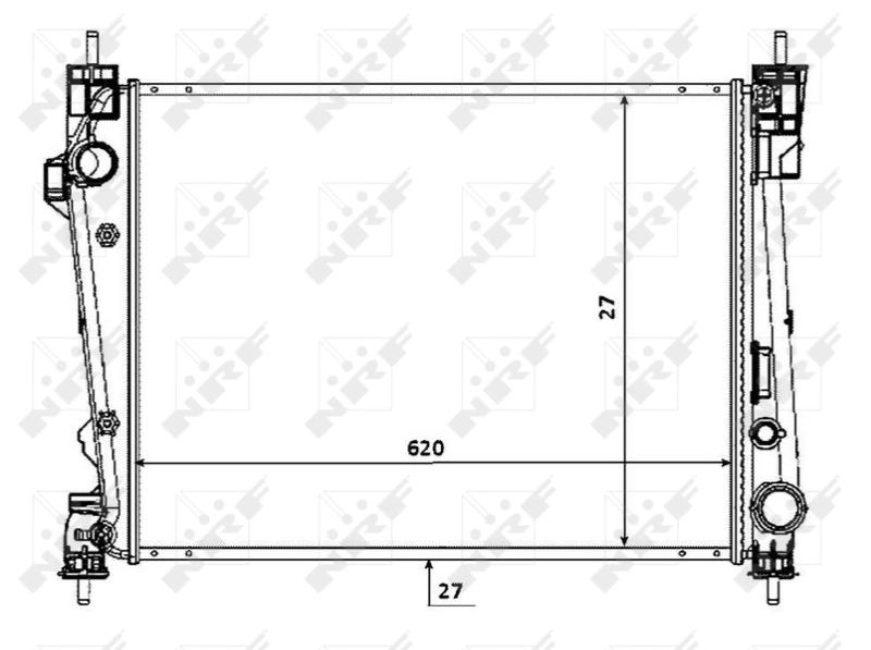 Radiador 53933 NRF
