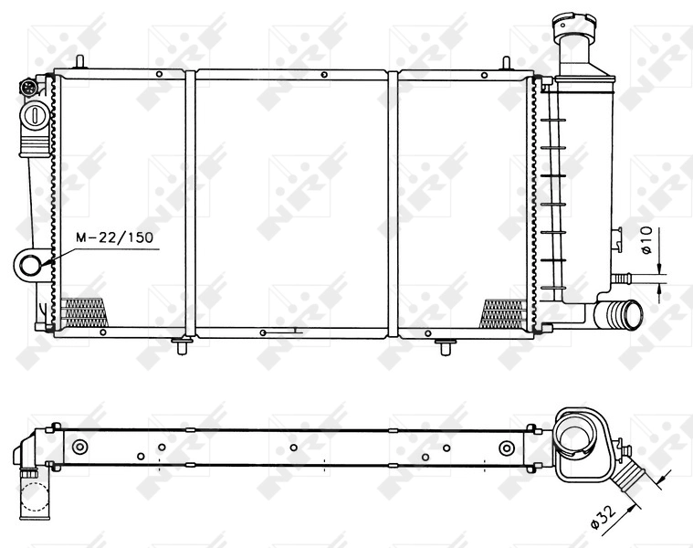 Radiador 50406 NRF