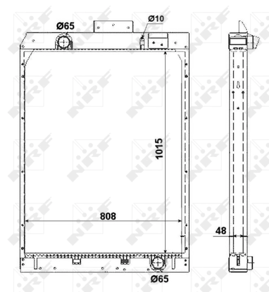 Radiador 58380 NRF