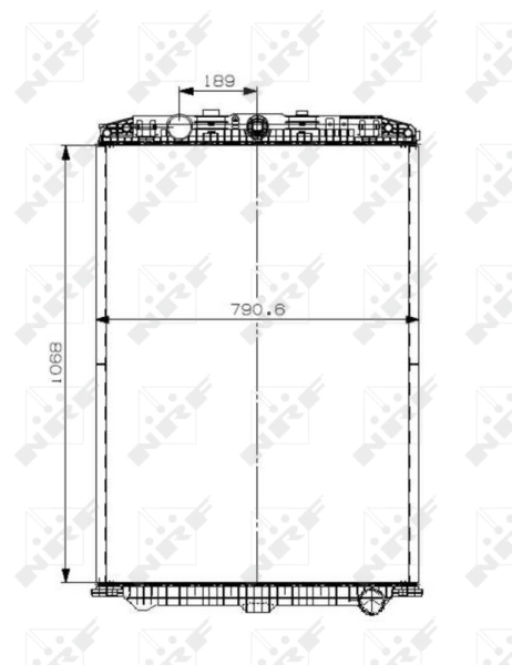 Radiador 509559 NRF