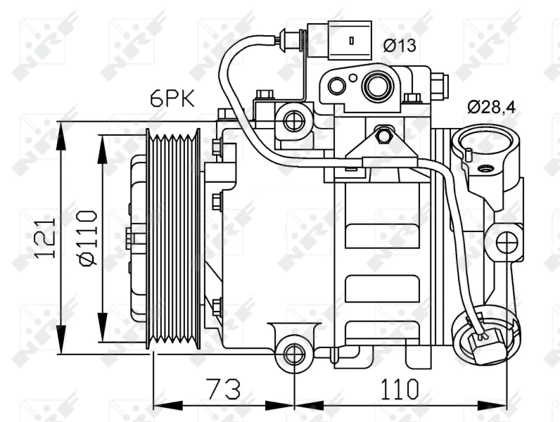 Compresor ac NRF 32225 precio, desde 226,58 EUR