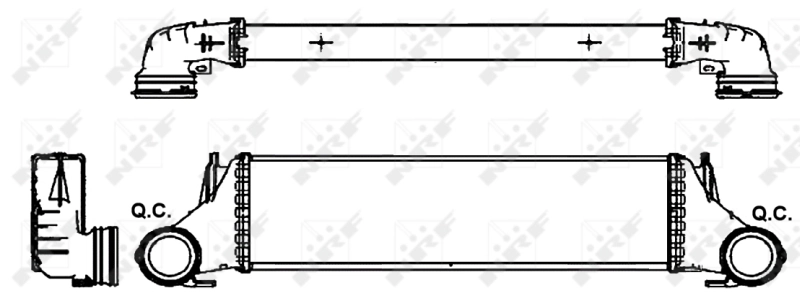 Intercooler 30323 NRF