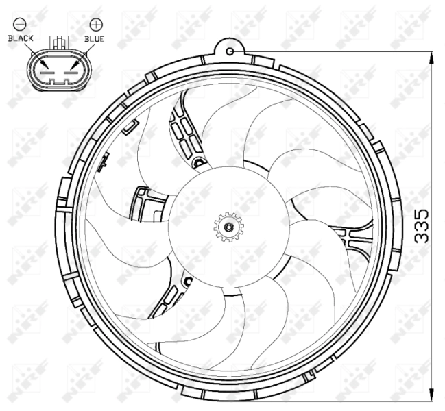 Ventilador de radiador NRF 47505 precio, desde 62,24 EUR