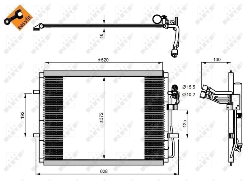 Condensador NRF 350207