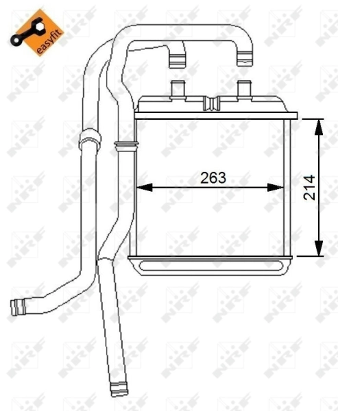 Comprar 54216 NRF Radiador calefacción