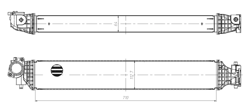 Intercooler 309045 NRF