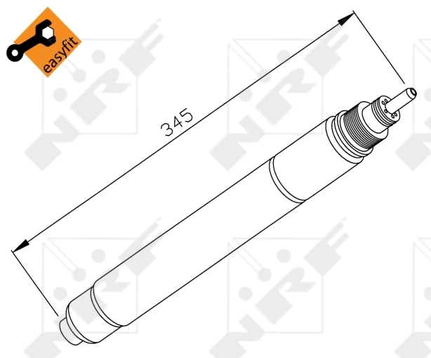 33194 NRF Filtro deshidratante aire acondicionado
