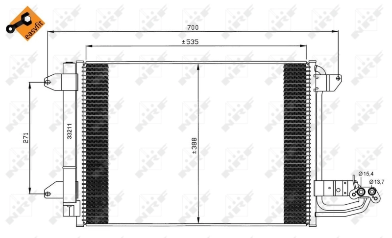 Condensador NRF 35520