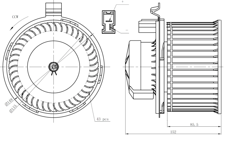  Ventilador habitáculo Nissan Tiida 