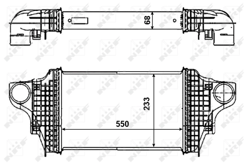 Intercooler 30464 NRF
