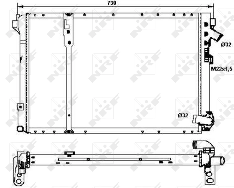 Comprar 58060 NRF Radiador de auto