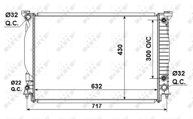 Radiador 53190 NRF