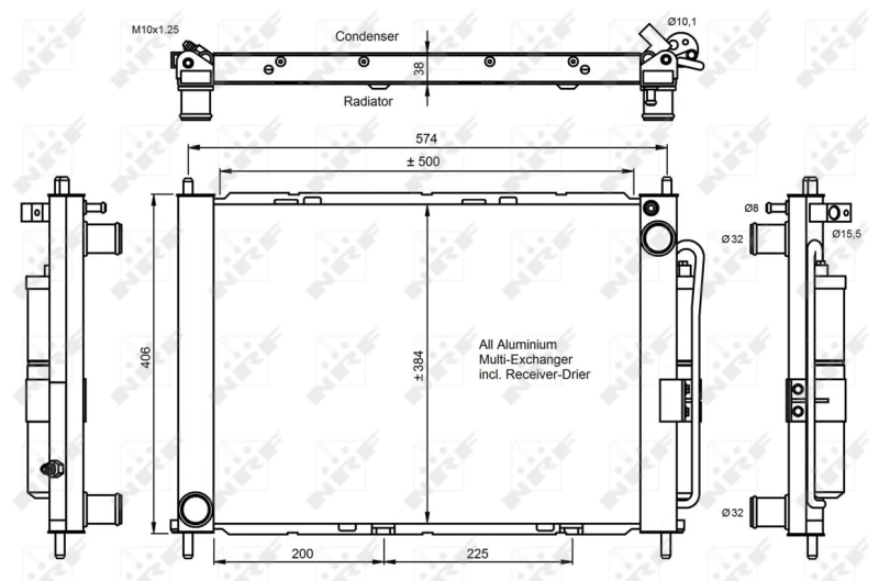 Condensador NRF 350056