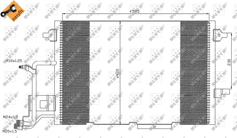 Comprar 35317 NRF Condensador de aire acondicionado
