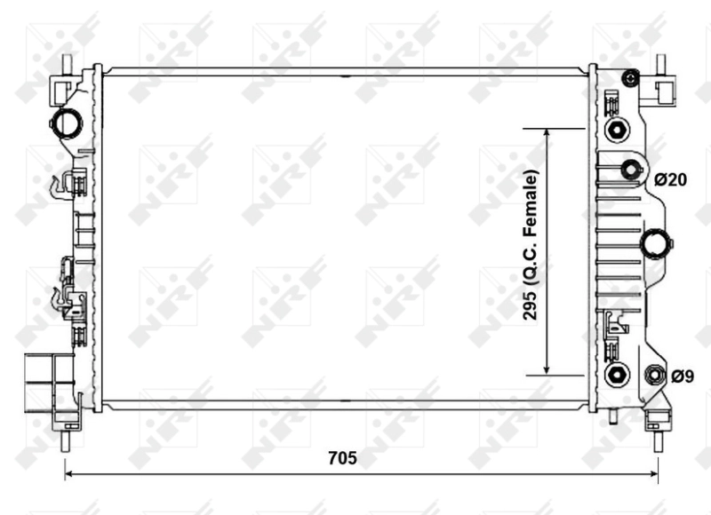 Radiador 50476 NRF
