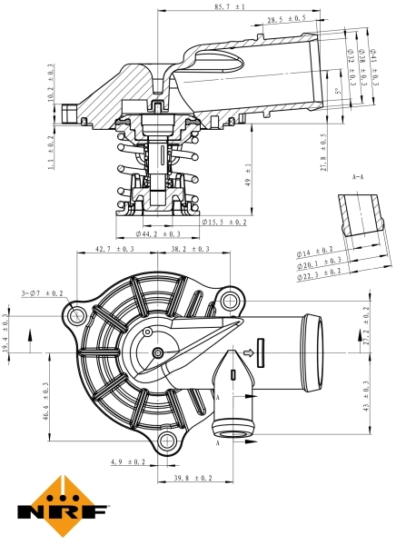 Termostato 725221 NRF