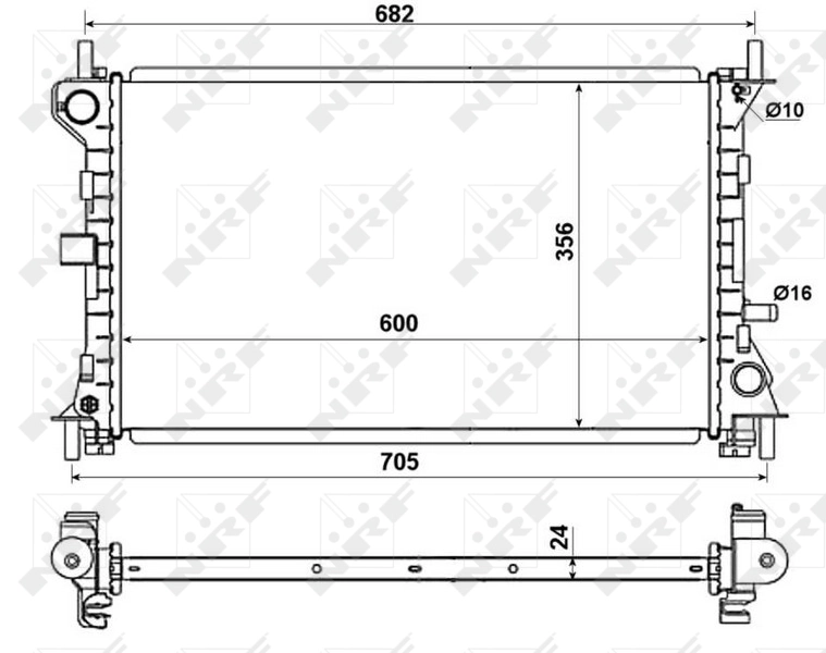Comprar 509638 NRF Radiador de auto