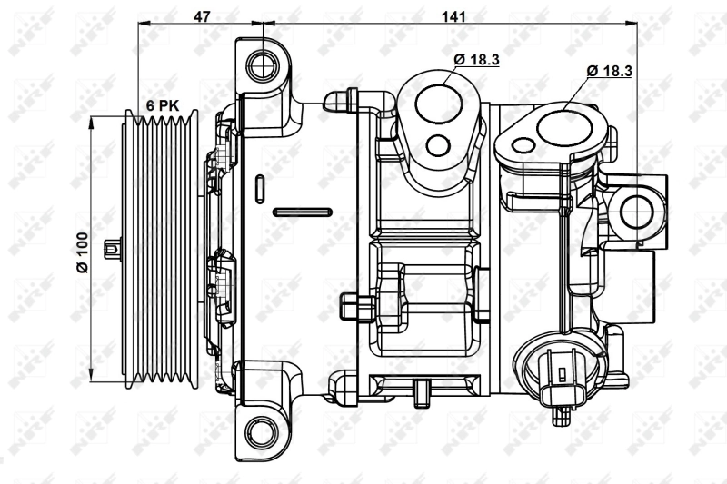  Compresor de aire acondicionado Jeep Patriot 