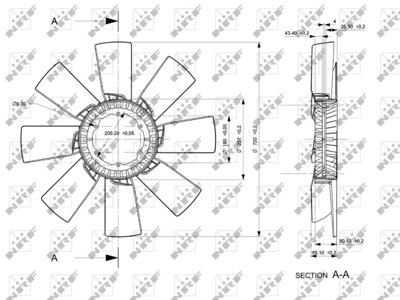 49839 NRF Ventilador del radiador