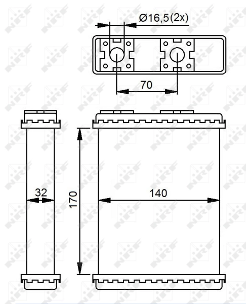 Radiador de calefacción NRF 52230 precio, desde 59,43 EUR