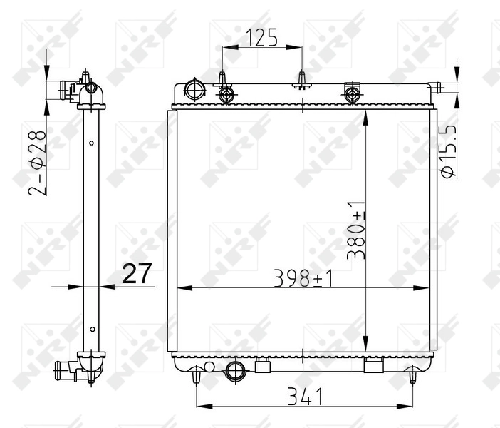 Radiador 50429 NRF