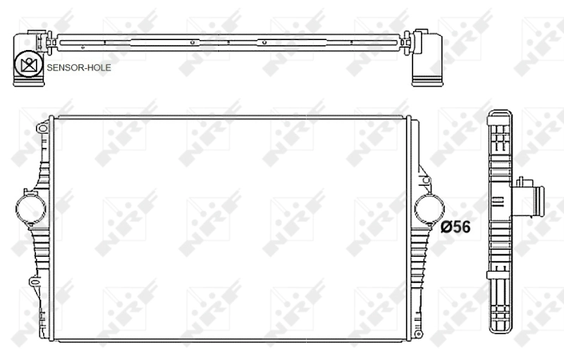 Intercooler 30249 NRF