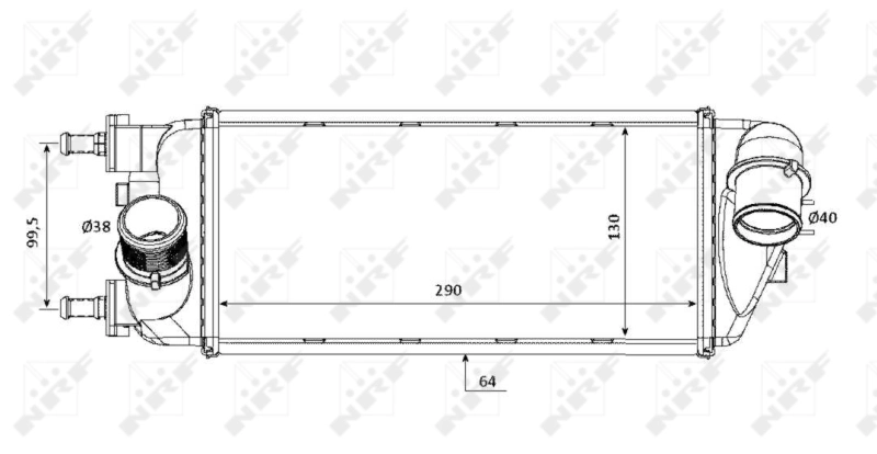 Comprar 30183 NRF Turbo intercooler