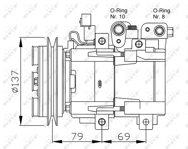 Compresor de ac Hyundai H-1 STAREX Starex