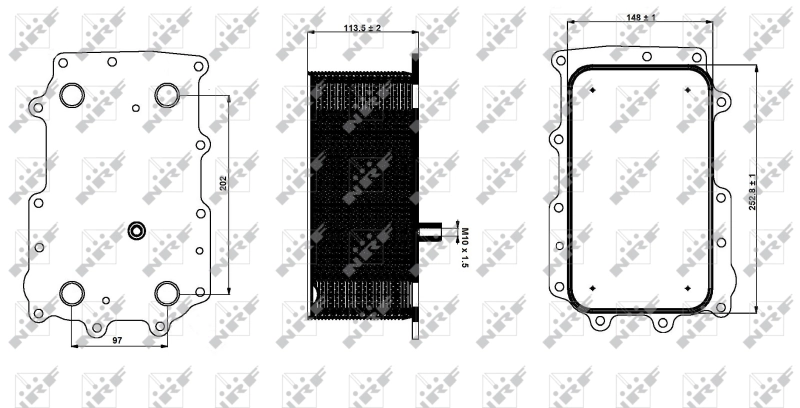 Enfriador de aceite  NRF 31335