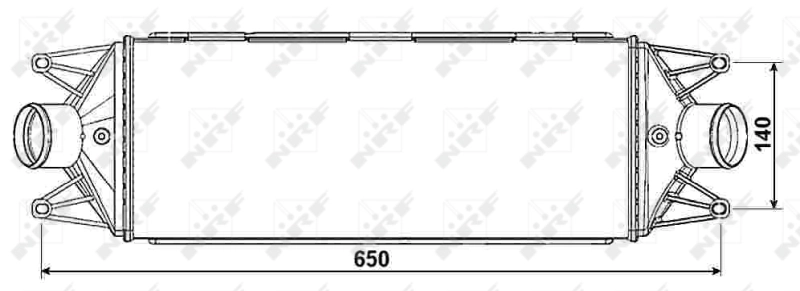 Intercooler 30241 NRF