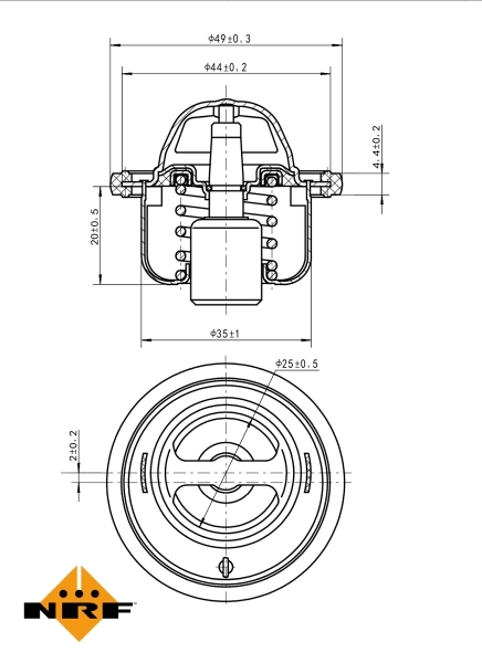 Termostato 725061 NRF