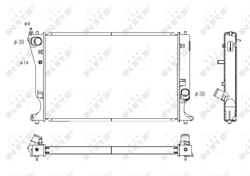 Comprar 53767 NRF Radiador de auto