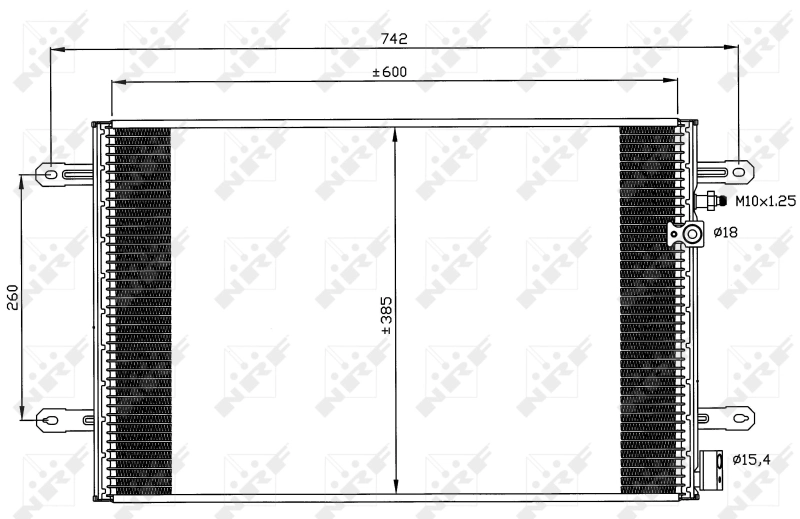 Comprar 35605 NRF Condensador de aire acondicionado