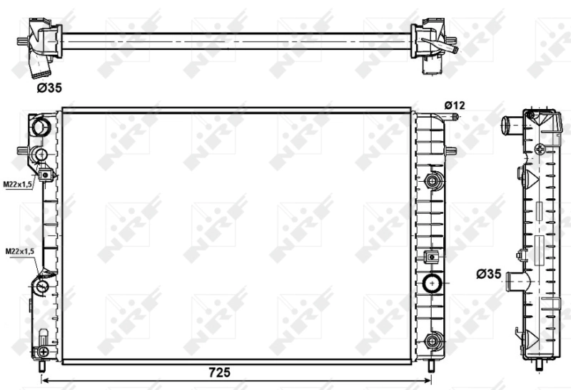 Comprar 519689 NRF Radiador de auto