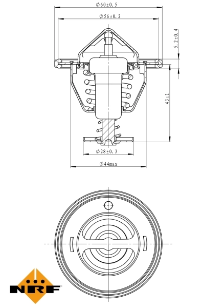 Termostato 725107 NRF