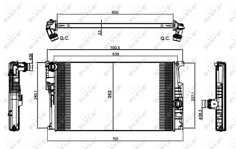 Água radiador BMW 1 hatchback (F20) (2011 - 2019) precio, desde 86,12 EUR