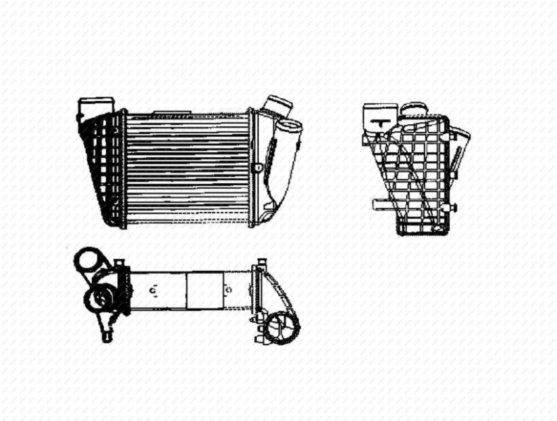 Intercooler 352385 Kale
