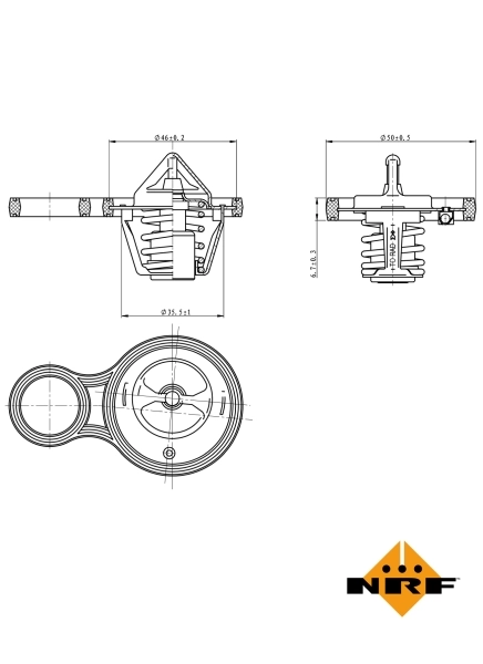 Termostato 725094 NRF