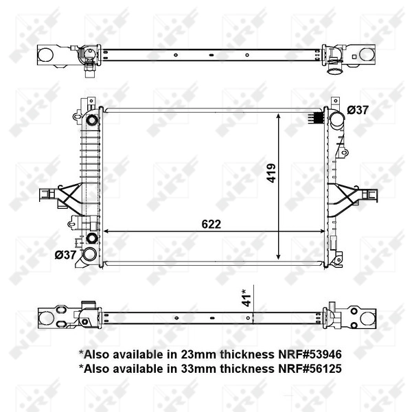 Radiador 53532 NRF